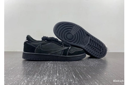 x OG Jordan 1 Travis 'Black (Kids!) Low Scott DO5442-001 Air Phantom' SP 0818